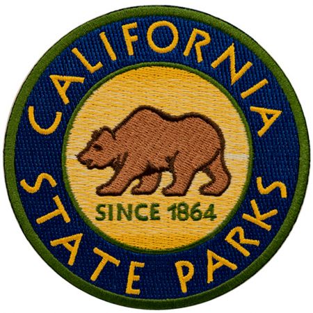 California State Parks Round Patch 4" Circle