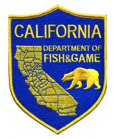 California Department of Fish & Game Shoulder Patch