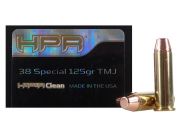 HPR HyperClean 38 SPECIAL 125 GR Total Metal Jacket - 50 RNDS