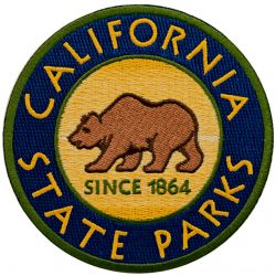 California State Parks Round Patch 4" Circle