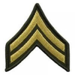 Los Angeles County Sheriff CPL Class B Chevrons - Sold in Pairs