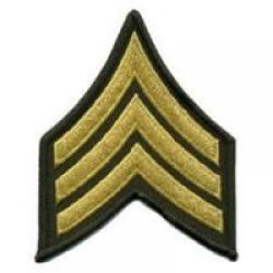 Los Angeles County Sheriff SGT Class B Chevrons - Sold in Pairs