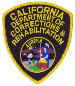 "CDCR" California Dept. of Corrections & Rehabilitation - Men's Shoulder Patch