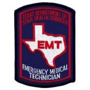 TEXAS - EMERGENCY MEDICAL TECHNICIAN Shoulder Patches