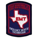 TEXAS - EMERGENCY MEDICAL TECHNICIAN Shoulder Patches