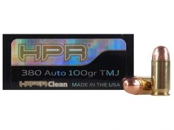 HPR HyperClean 380 ACP 100 GR Total Metal Jacket - 50 RNDS