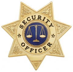 7 Point Star: SECURITY OFFICER BADGE
