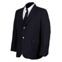 MEN'S 100% Texture Woven Polyester Uniform Blazer