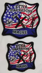 ETNA, MAINE FIRE DEPARTMENT Hat Patch - SMALLER in Picture