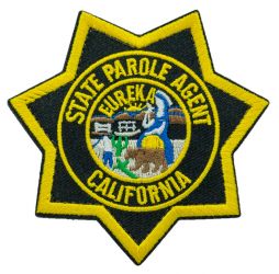 STATE PAROLE AGENT - CALIFORNIA Soft Badge Patch