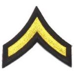 California Dept. of Corrections - PFC Chevrons - Sold in Pairs