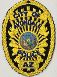 City of Avondale Police SOFT BADGE Patch with VELCRO.