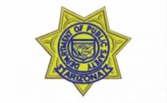 Arizona Department of Public Safety - EMBROIDERED DPS - Shirt Badge