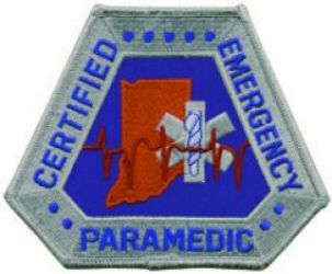 INDIANA - CERTIFIED EMERGENCY PARAMEDIC Shoulder Patch