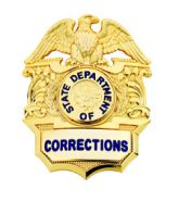 CALIFORNIA DEPT. of CORRECTIONS HAT BADGE