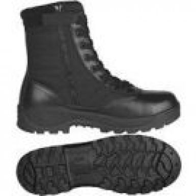 Classic 9" Side-Zip Safety Toe Uniform Duty Boots - Black
